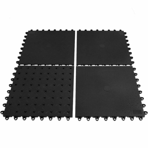 Pisos modulares FlexRite MT2 con diferentes superficies y rampas